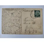 Morąg, Mohrungen, kościół ewangelicki, 2 widoki ok. 1920