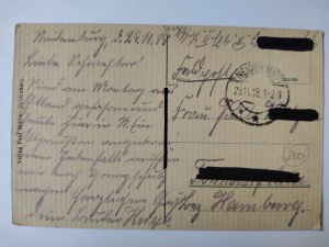 Nidzica, Neidenburg, railway station, factory, panorama 1918