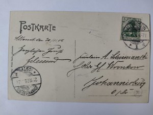 Olsztyn, Allenstein, church, 1906 Street