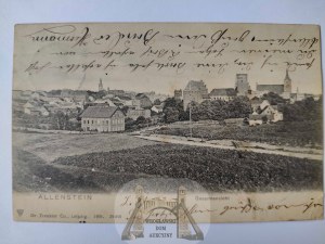 Olsztyn, Allenstein, panorama, published by Trenkler 1904