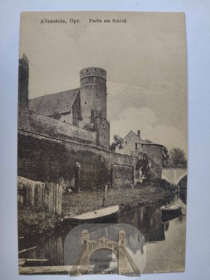 Olsztyn, Allenstein, castle, boats ca. 1915