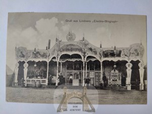 Olsztyn, Allenstein, Lindners Elektro Biograph, circus 1909