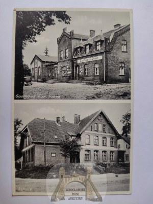 Stębark near. Olsztynek, school, Zur Tane restaurant ca. 1935