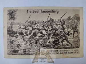 Olsztynek, battle, drowning of Russians ca. 1915
