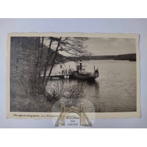 Ruciane Nida, Rudczanny, przystań, parowiec 1940