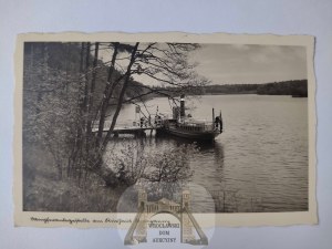 Ruciane Nida, Rudczanny, marina, steamboat 1940