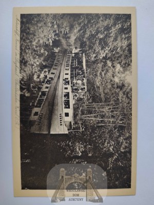 Elbląg Canal, ship Konrad circa 1930.