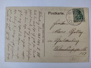 Wielbark near. Szczytno, Ortelsburg, Kirchenplatz 1914