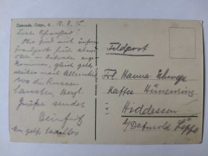 Ostroda, Osterrode, Seminarstrasse 1915