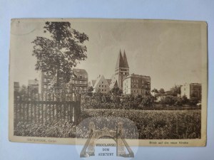 Ostroda, Osterrode, panorama, church 1913
