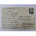 Miłomłyn k. Ostróda, kościół, panorama 1935
