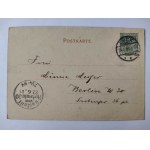 Elk, Lyck, Market Square, carts 1901