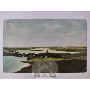 Ełk, Lyck, jezioro, wiatrak 1916