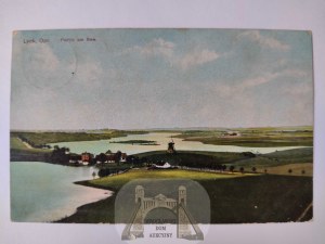 Elk, Lyck, lake, windmill 1916