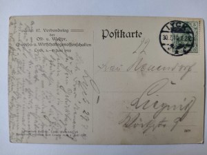 Elk, Lyck, panorama, swans, 47th cooperative convention 5-7.06.1910