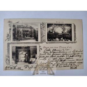 Ełk, Lyck, kawiarnia Wiedeńska 1909