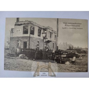 Ełk, Lyck, zniszczona stalowania 1914