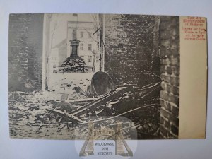 Elk, Lyck, destroyed evangelical church, interior 1924