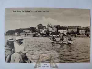 Elk, Lyck, lake, boats ca. 1915