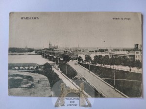Warsaw, view of Praga, Slusarski issue 26, 1909