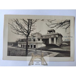 Warszawa, Stołeczny Oficerski Yacht Klub, modernizm - projektant Juliusz Nagórski,, fotograficzna ok. 1938