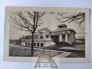 Warsaw, Stołeczny Oficerski Yacht Club, modernism - designer Juliusz Nagórski, photo ca. 1938
