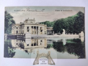 Warsaw, the palace in Łazienki ca. 1910