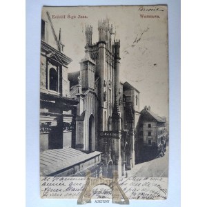Warszawa, kościół Św. Jana 1907