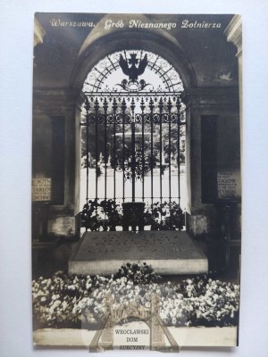 Warsaw, Tomb of the Unknown Soldier, photographic circa 1930.