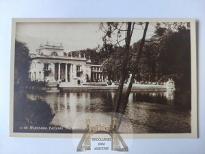 Warsaw, Lazienki Park, palace, photographic S.Ch. W. No. 108 ca. 1925
