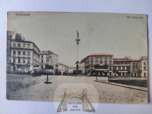 Warsaw, Zygmunt Square 1906