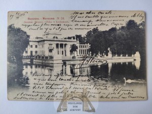 Warsaw, Łazienki Palace 1907