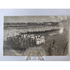 Warszawa, Pole Mokotowskie, Zlot Sokołów, fotografia ok. 1930