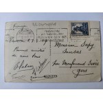 Warszawa, ulica Marszałkowska, tramwaje, ludzie 1929