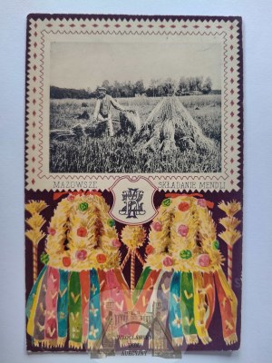 Mazovia, mendel folding, ethnography, decorative vignette publisher Wierzbicki, Warsaw ca. 1910