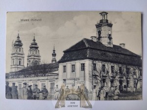 Mlawa, Market Square, German soldiers 1915