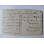 Mława, dworzec, wnętrze jako sala modlitewna 1915