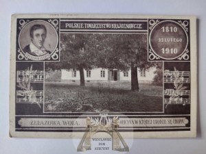 Żelazowa Wola, Chopin's birthplace, sheet music, Chopin, PTK 1910