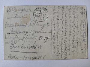 Plock, Drobin near Plock, church, German soldiers, photo ca. 1915