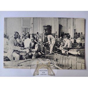 Modlin, szpital wojenny, picie kawy ok. 1915