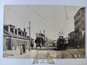 Grodzisk Mazowiecki, 11 Listopada street, tramway, photo ca. 1935