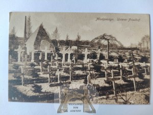 Młodzieszyn near Sochaczew, cemetery and war memorial ca. 1915