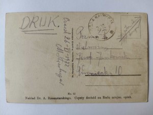 Czersk near. Góra Kalwaria, Piaseczno, castle church 1922