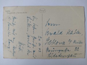 Lublin, Theaterstrasse, church, occupation 1942