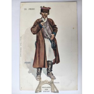 Biłgoraj, wieśniak, etnografia, typy ludowe ok. 1900