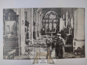 Suwalki, church, interior destroyed by the Russians ca. 1915