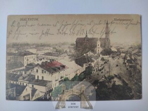 Bialystok, Marktstrasse , church 1917