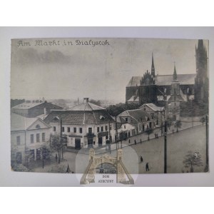 Białystok, Rynek, kościół 1916