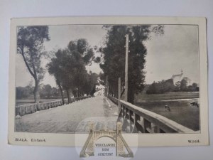 Biala Podlaska, entrance, bridge ca. 1915