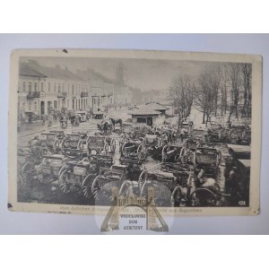 Augustów, Rynek, wojsko niemieckie 1916